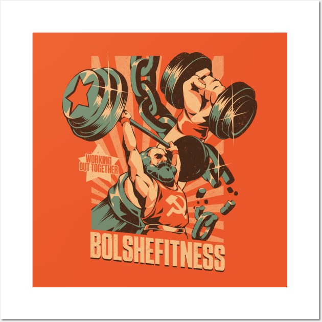 Bolshefitness Wall Art by Ilustrata